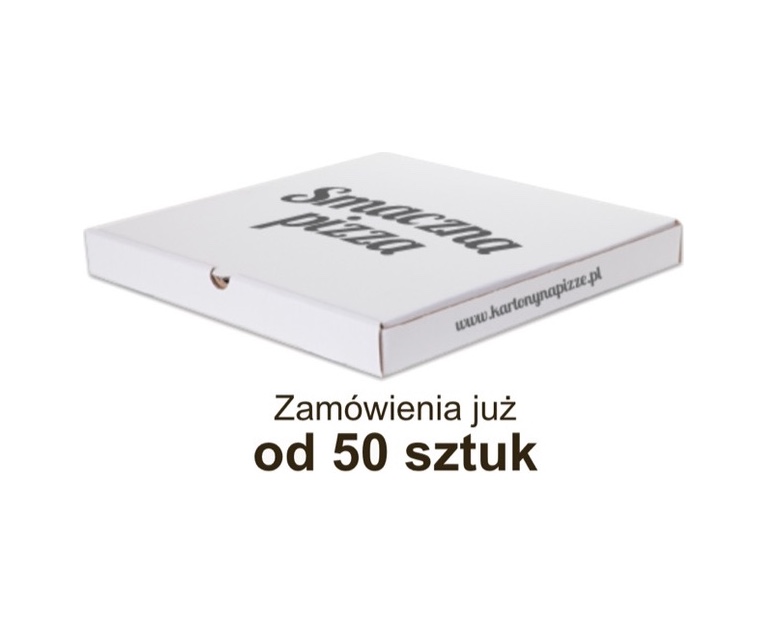 Karton na pizzę - zamówienia od 50 sztuk
